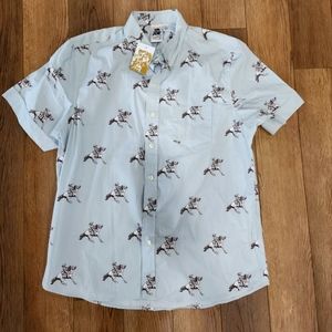 Xl Mens nwt Kennington button up horses Western